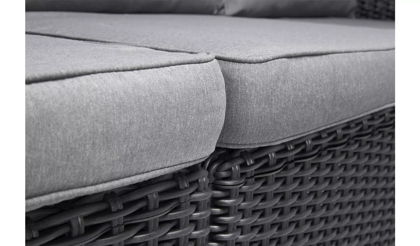 Keter California 5 Seater Sofa and Chair Set - Grey