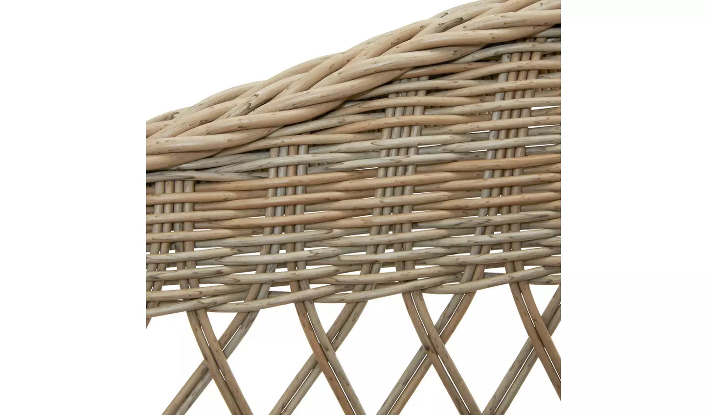 Argos Home Palermo 3 Seater Rattan Effect Garden Sofa Set