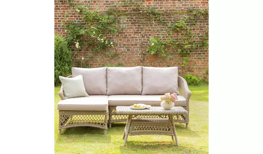 Argos Home Palermo 3 Seater Rattan Effect Garden Sofa Set