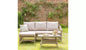 Argos Home Palermo 3 Seater Rattan Effect Garden Sofa Set
