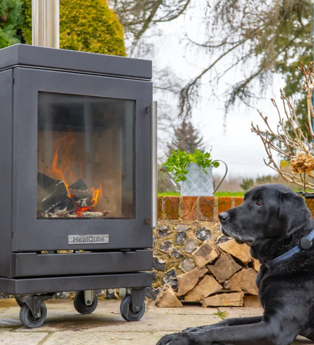 BBQube HeatQube Outdoor Wood Burning Stove
