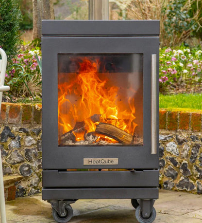 BBQube HeatQube Outdoor Wood Burning Stove
