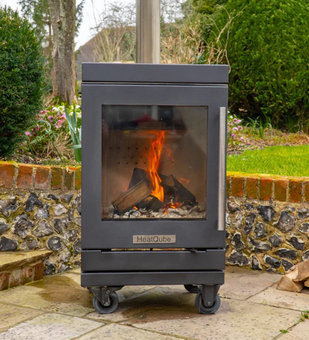 BBQube HeatQube Outdoor Wood Burning Stove