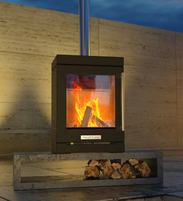 BBQube HeatQube Outdoor Wood Burning Stove